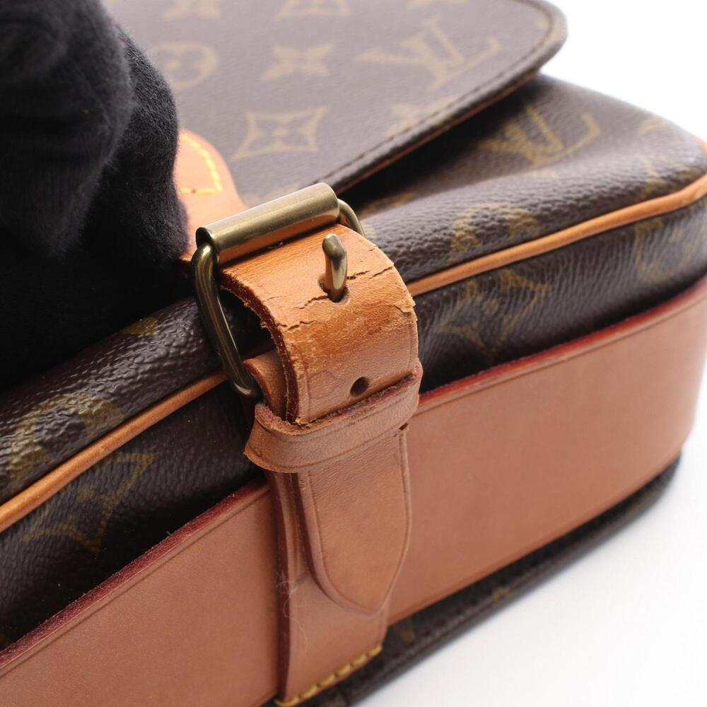LOUIS VUITTON Authentic Brown Monogram Leather Shoulder Bag - Picture 7 of 11